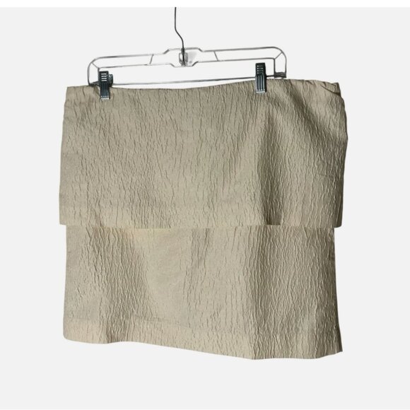 Rosie Assoulin Flapjack Top Off-Shoulder Textured Ivory Size XS - Picture 4 of 7